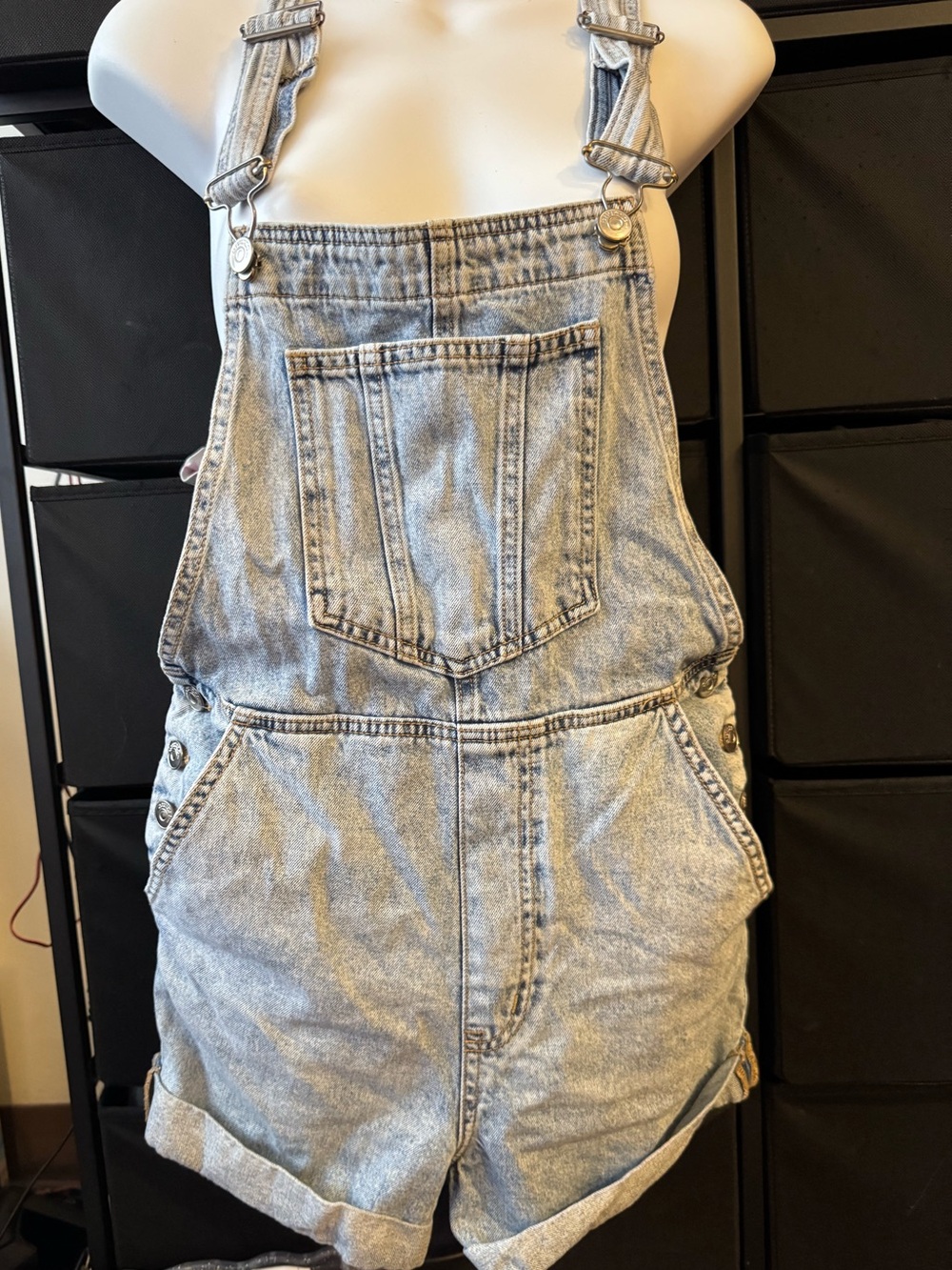 H&M Light Blue Denim Overalls